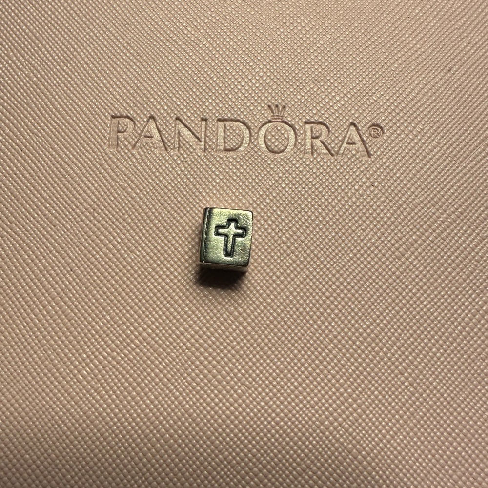 Pandora Bible charm preowned sterling silver